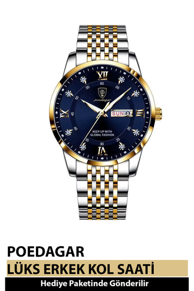 POEDAGAR Original Men's Wristwatch 1St Quality Mechanism