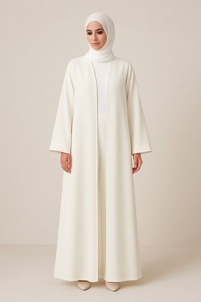 Misue Handmade Medina Silk Abaya Ferace, Flowing Abaya, Hijab Clothing Abaya, Premium Abaya Ferace, Modest Clothing