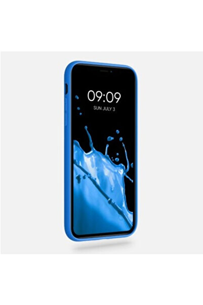 OEM Carcasă compatibilă pentru iPhone XR din silicon cu interior din microfibră și protecție pentru cameră - Albastră