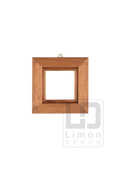 Limon Dekor Solid Wood Frame – Handmade Wall Frame for Tiles and Ceramic Tiles (10X10 cm)