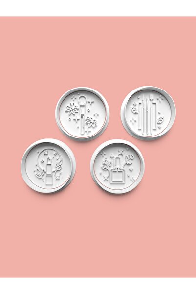 AKTASTORE مجموعة قوالب البسكويت وقوالب عجينة السكر من مستلزمات المكياج مكونة ...