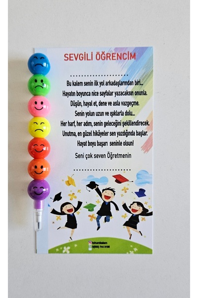 SOFT 20 Adet Mezuniyet temalı Yumurtlayan kurşun kalem