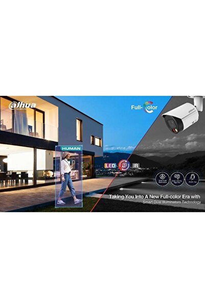 DAHUA HAC-T1A21-U-IL-A 2MP 2.8MM 4İN1 SESLİ FULLCOLOR HDCVI DOME KAMERA (AKILLI IŞIK)