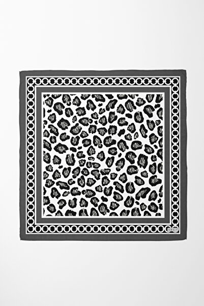 Sozakko وشاح نسائي من نسيج التويل الحريري بطبعة الفهد