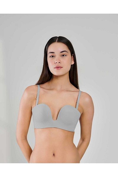 Yeni İnci Thin Strapless No Underwire No Support Laser Cut Bra