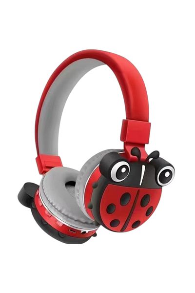 Generic Ladybug Bluetooth Headset Children's Wireless Headphones
