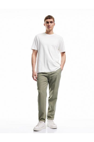 Koton New Season Viscose Pocket Detailed Rayon Tapered Waist Lace-Up Sweatpants