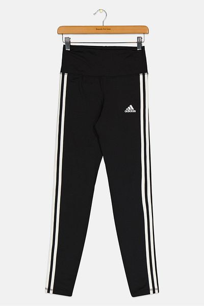 adidas بنطال رياضي مناسب للتدريب للبنات، أسود