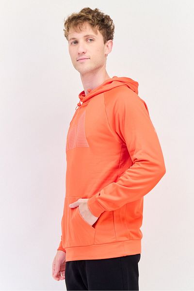adidas Men Sportswear Fit Long Sleeve Outdoor Sweatshirt, Orange