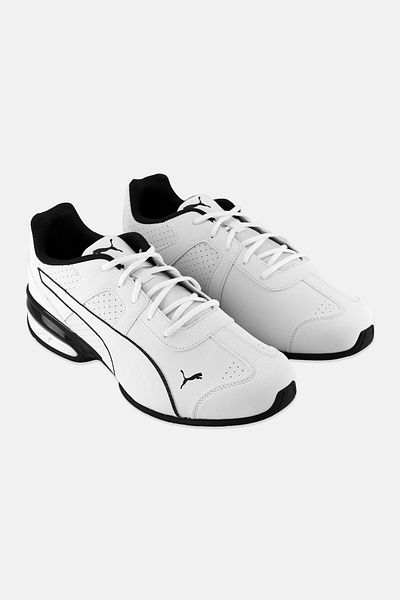Puma Men Tazon 7 Evo Lace Up Running Shoes, White