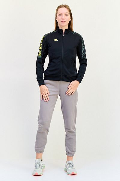 adidas Women Sportswear Fit Long Sleeve Outdoor Jacket, Black