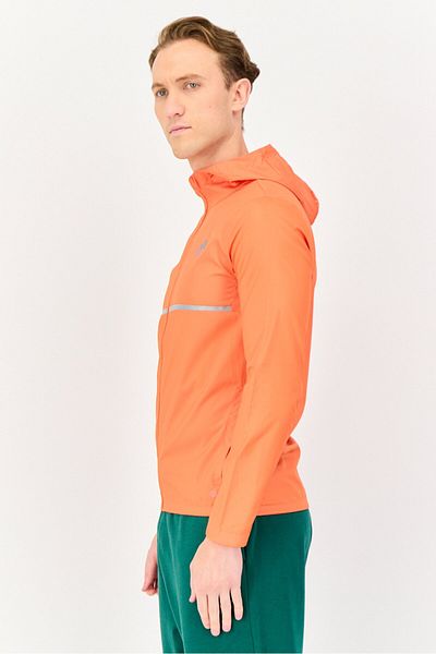 adidas Men Sportswear Fit Long Sleeve Outdoor Jacket, Orange