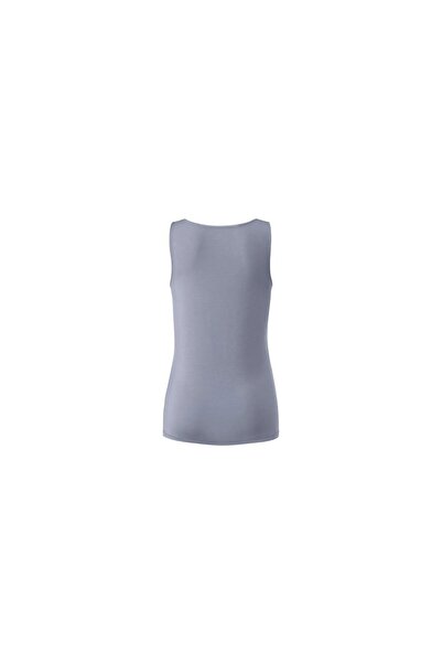 Tchibo Women Satin Sleeveless Top, Grey