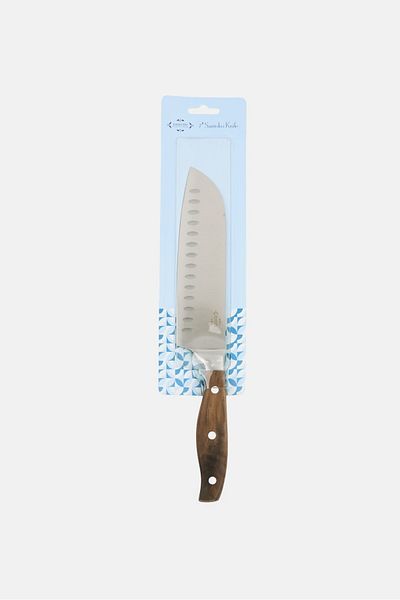 NANETTE LEPORE Stainless Steel 7 Santoko Knife, Brown