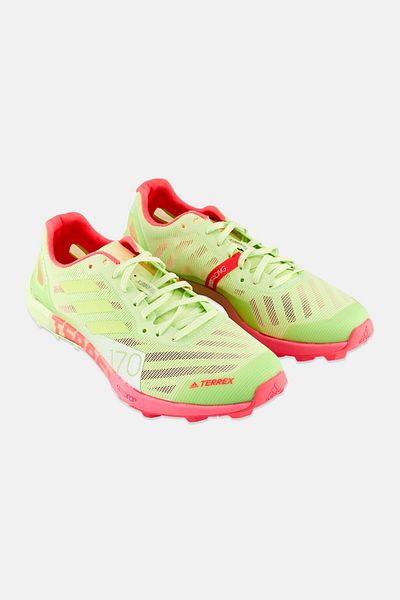 adidas Women Terrex Speed Pro Lace Up Running Shoes, Light Green