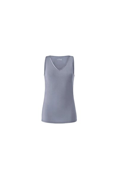 Tchibo Women Satin Sleeveless Top, Grey