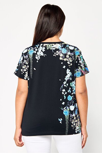 Givenchy Women Crew Neck Short Sleeve Brand Logo T-Shirt, Multicolor