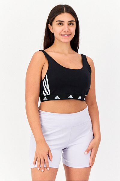 adidas Women 2 Pieces Brand Logo Lightly Padded Sports Bra, Multicolor