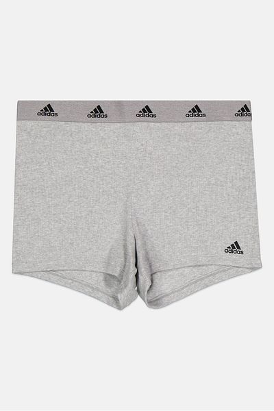 adidas Women Brand Logo Boy Short, Grey