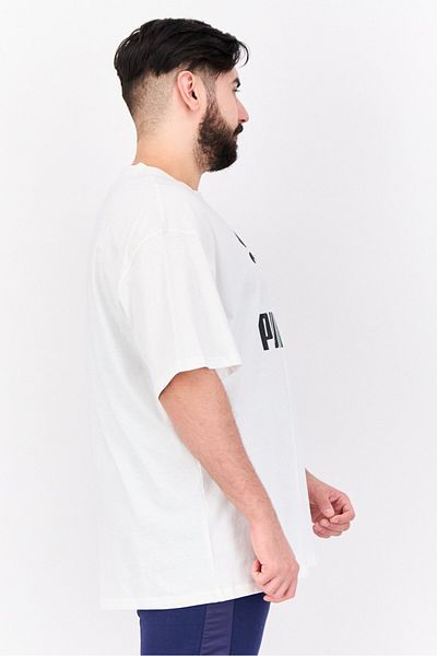 Puma Men Relaxed Fit Short Sleeve Outdoor T-shirt, White