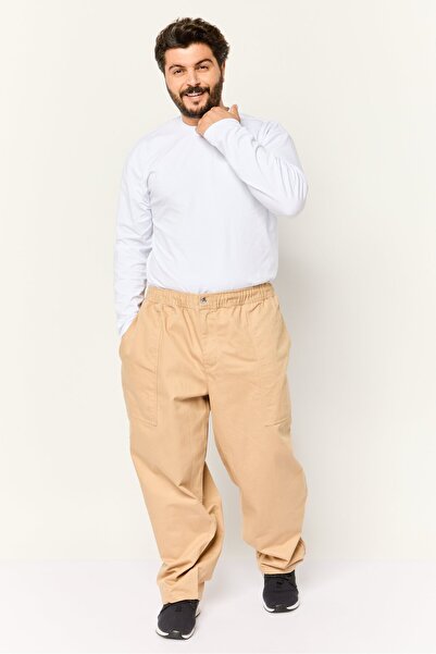 Puma Men Sportswear Fit Solid Chino Pants, Tan