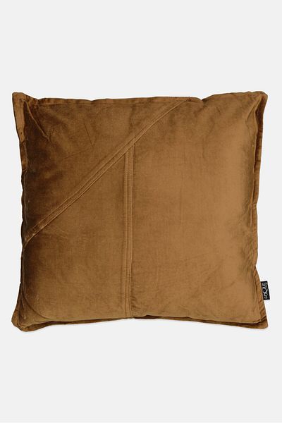 Unique Living Plain Wies Cushion, Brown