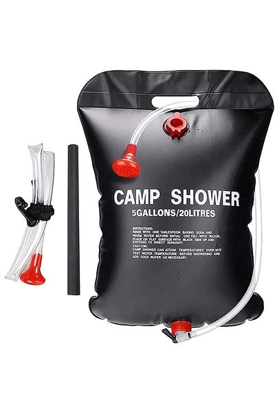 Generic Dus Solar Turistic, Pentru Camping, 20 L, Portabil, Negru, 60 Cm X 40 Cm