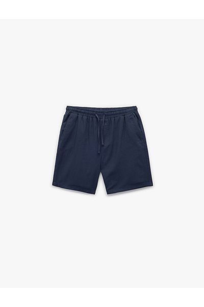 Koton New Season Cotton Pocket Detailed Bermuda Waist Lace up Shorts