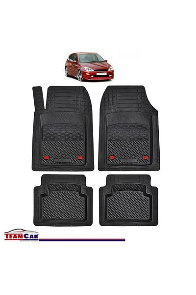 TEAMCAR Covorașe auto tip tavă ® compatibile cu Ford Focus Mk1 (1998–2005) - Hatchback