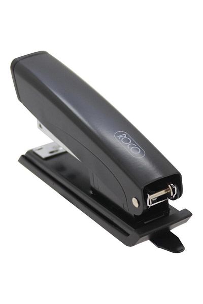 Roco Compact Desk Stapler - Up to 20 Sheets (80gsm) | Black