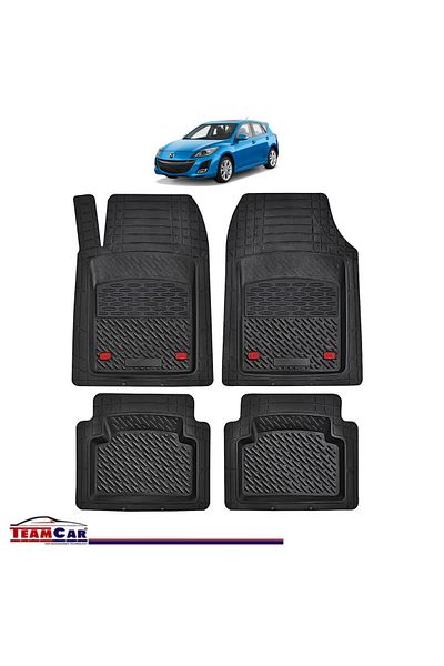 TEAMCAR Covorașe auto tip tavă compatibile cu Mazda 3 BL (2009–2013) - Hatchback