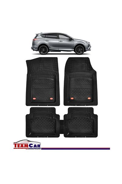 TEAMCAR Covorașe auto tip tavă pentru Toyota RAV4 Generația IV (2013–2018) Negre