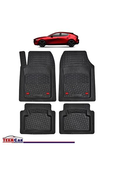 TEAMCAR Covorașe auto tip tavă ® compatibile cu Mazda 3 BP (2019–prezent) - Hatchback