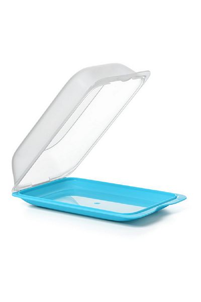 Tatay Stackable Rectangular Plastic Maxi Food Container Set Assorted Color