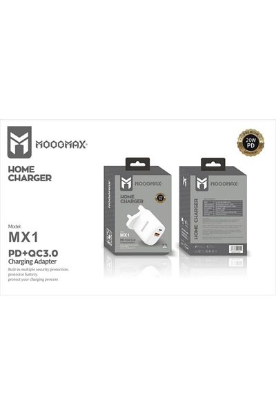 MOOGMAX Offer - Pack of 3 Original Black Chargers 20W