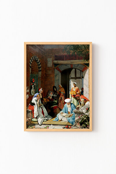 epiqart Sugerea de vindecare - Cadru cu model din lemn