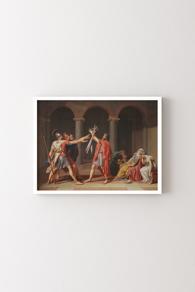 epiqart Horas Brothers' Oath - White Frame