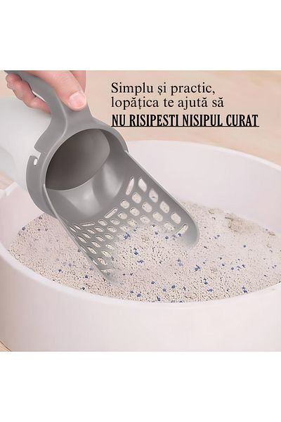 Generic Lopățică și cană pentru gunoi cu sistem de atașare a sacului, ușor de utilizat, design ergonomic