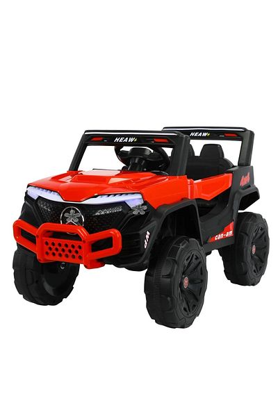 rexa Bang Toys Duna 12V Electric Ride-On Jeep for Kids – Rechargeable Battery, Remote Control, LED Lights