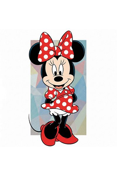 Maki Home Cotton Girl Child Mini Mouse Printed White Gray Black Tshirt 5 6 7 8 9 10 11 12 13 14 Years