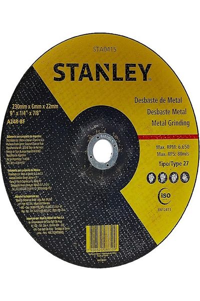 Stanley T27 High Quality Metal Cutting Wheel Type Grinding Disc