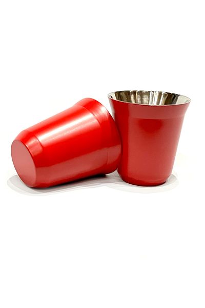 Generic Nespresso Design Thermal Capsule Cup - 160 ml - Bright Red