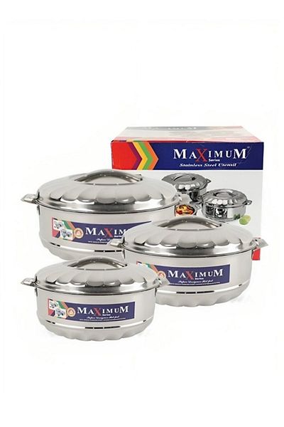 Maximum 3-Piece Food Storage Container Set 1000ml 2000ml 3000ml