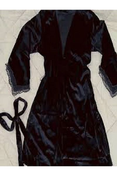 Generic Women's Nightgown Dressing Gown Sleepwear Summer Ladies Sexy Silk