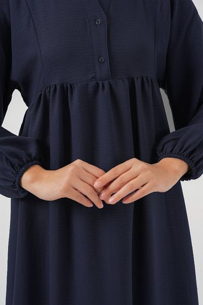 Kokosh moda Long hijab dress 2525 - navy blue
