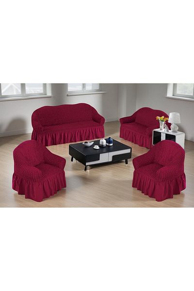rexa Lycra Cover 4 Pcs 2 Chair & 2 Sofas Beige