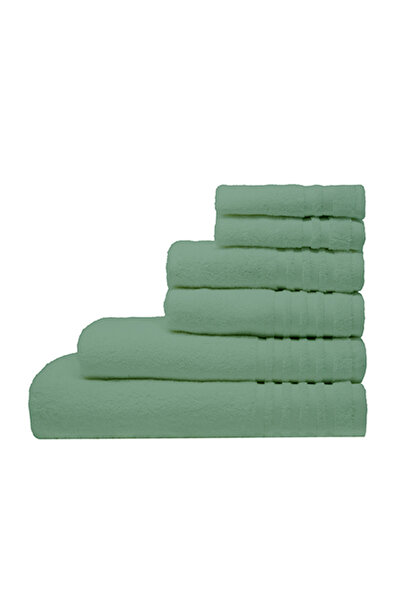 Trident 6Piece Smart Twist Towel Set Includes 1Large90x150cm+1Bath70x130cm+2H...