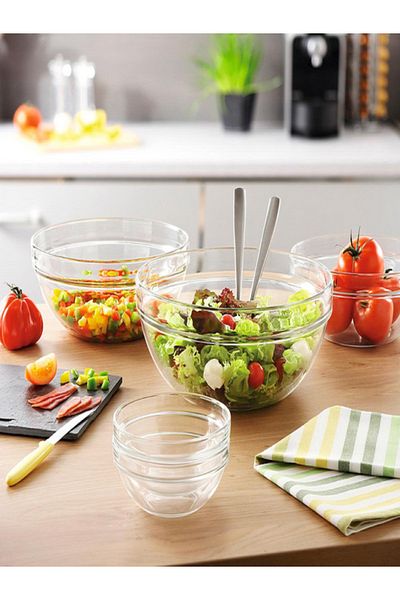 Luminarc Tempered Stackable Bowl Clear 26cm
