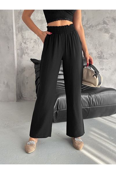 Giyimsel Tie-Waist Linen Women's Pants