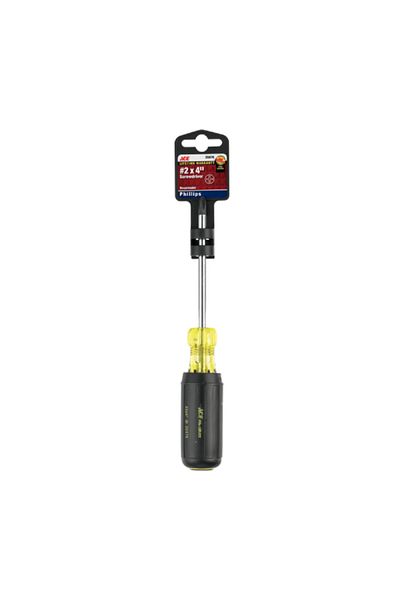 ACE Durable Phillips Screwdriver Multicolor #2 x 4inch